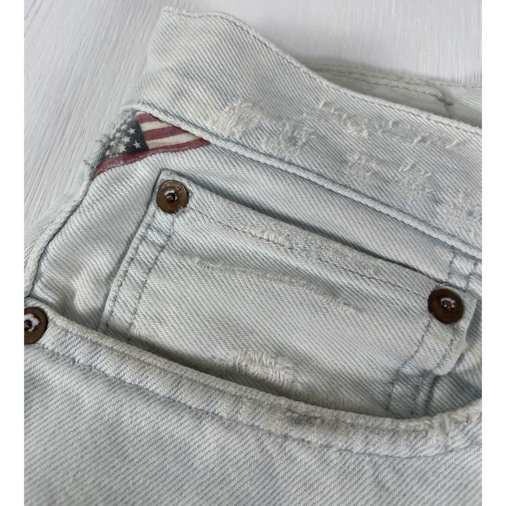Denim & Supply Ralph Lauren Destroyed Jean Shorts Men's Size 36 Prospect Slim - Picture 4 of 13